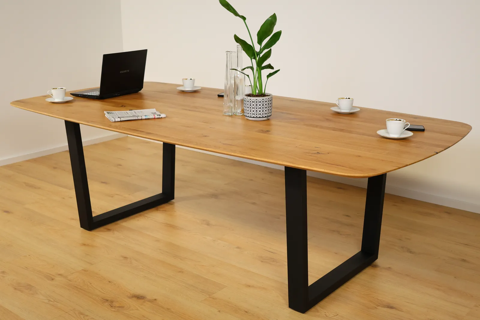 The Heritage Soft-Square European Oak Dining Table